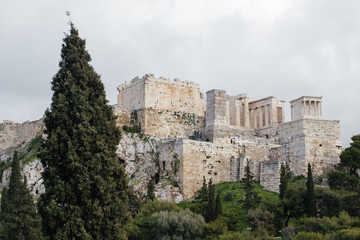Fototapeta na wymiar Acropolis parthenon Athens Greece