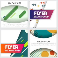 fresh background flyer style background Design Template