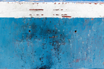 Blaue Struktur, Patina