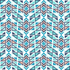 Abstract seamless pattern of various geometric elements.