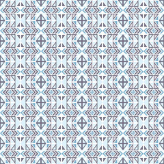 Abstract seamless pattern of various geometric elements.