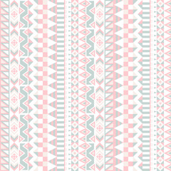 Abstract seamless pattern of various geometric elements.