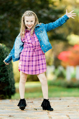 Fototapeta premium Young Caucasian Girl