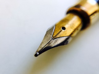 Tip of a fountain pen