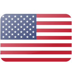 Naklejka premium USA flag. official colors and proportion correctly. National United State of America flag. Vector illustration of american flag. EPS10.