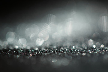 Background made of silver light leaks