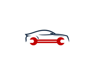 Repair Car Garage Icon Logo Design Element