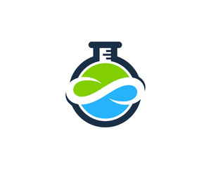 Science Infinity Lab Icon Logo Design Element