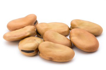 Obraz premium Phaseolus vulgaris beans isolated on white background.