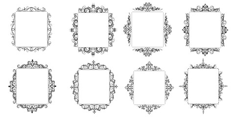 Vintage baroque frame
