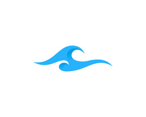 Wave Icon Logo Design Element