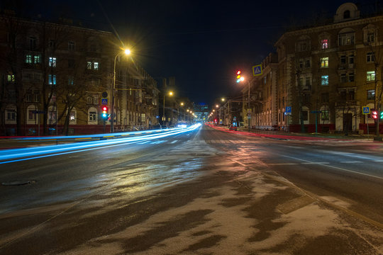 Moscow, Sokol district, Novopeschanaya street