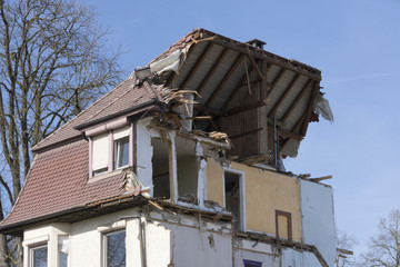 Altes Haus wird abgerissen
