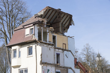 Altes Haus wird abgerissen