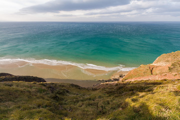 Sea off Cornish coast