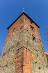 Tower of the Andreas church in the center of Verden