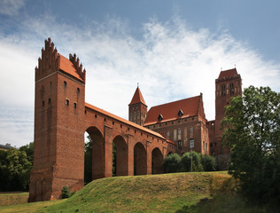 Castle of Teutonic Order - residence of Bishopric of Pomesania in Kwidzyn. Poland