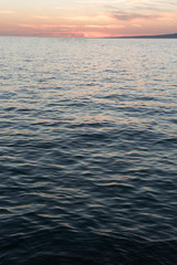 Beautiful suset at Marseille in France