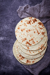 Mexican corn tortillas