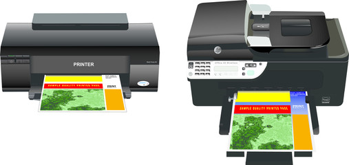 Impresora vectorizada