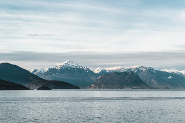 Mountains near Horseshoe Bay in West Vancouver, BC, Canada