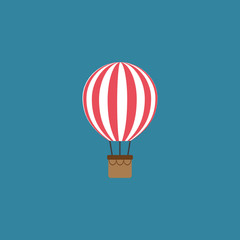 Fototapeta premium air balloon vector icon