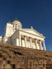 Fototapeta na wymiar Helsinki Cathedral Steps