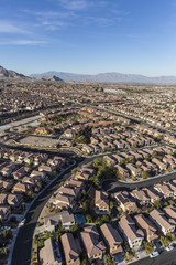 Las Vegas Modern Residential Aerial View