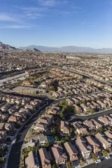 Fotobehang Las Vegas Modern Residential Aerial View © trekandphoto