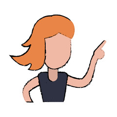 female funny dancing entertain vector illustration eps 10