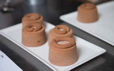 baking and cooking sweet chocolate and sweet deserts