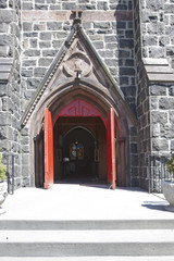Entrance to the church