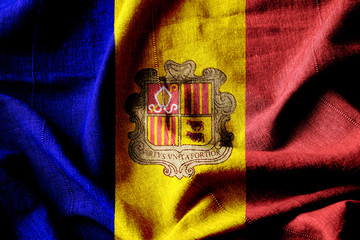 Andorra Cotton Flag