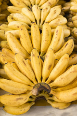 Bananas maduras