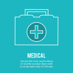 Obraz premium medical health care vector illustration eps 10