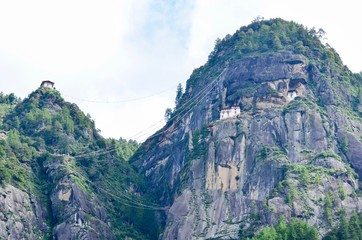 Taktsang Monastery, or the Tiger's Nest, in Paro, Bhutan