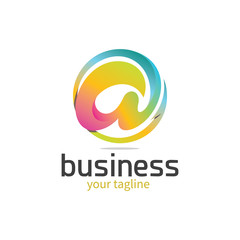 3d Colourful Letter 'a' Logo