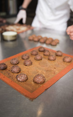 baking and cooking sweet chocolate and sweet deserts