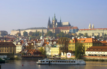 Obraz premium Prague. Red roofs