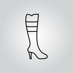 women's boots icon