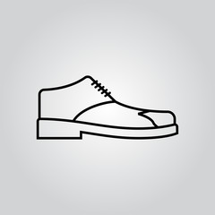 Mens shoe icon