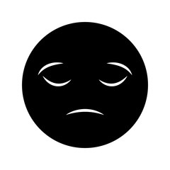 comic face emoticon isolated icon vector illustration design