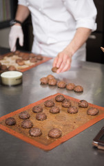 baking and cooking sweet chocolate and sweet deserts