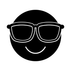 comic face emoticon isolated icon vector illustration design