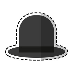 vintage hat icon image vector illustration design 