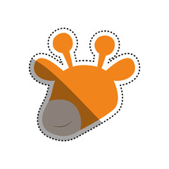 stork cartoon animal infantile faceless