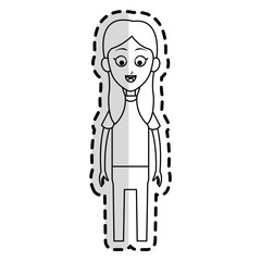 happy girl kid or child icon image vector illustration design 