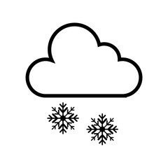 snow storm weather isolated icon vector illustration design