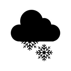 snow storm weather isolated icon vector illustration design
