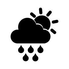 Naklejka na ściany i meble rain weather isolated icon vector illustration design